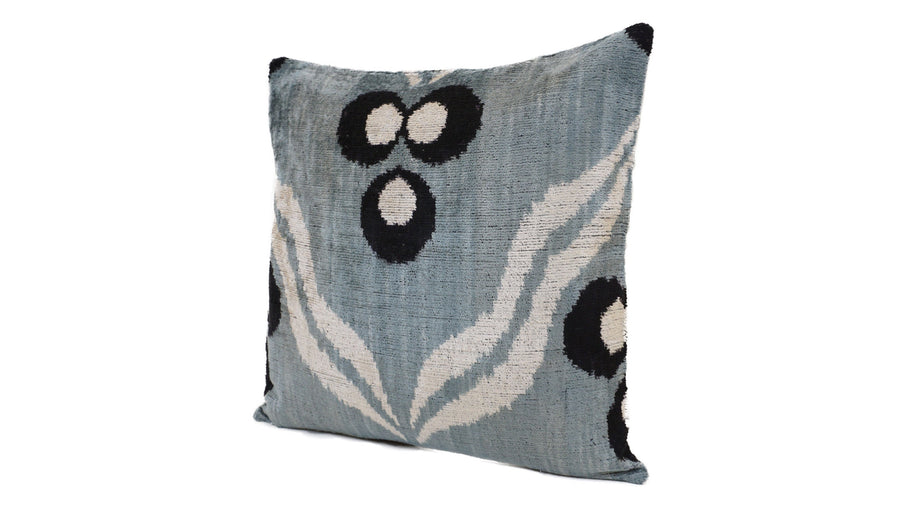 Ikat Velvet Pillow - 16'' x 16''  Pillow Cover