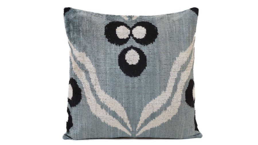 Ikat Velvet Pillow - 16'' x 16''  Pillow Cover