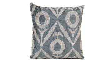 Ikat Velvet Pillow - 16'' x 16''  Pillow Cover