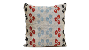 Ikat Velvet Pillow - 16'' x 16''  Pillow Cover