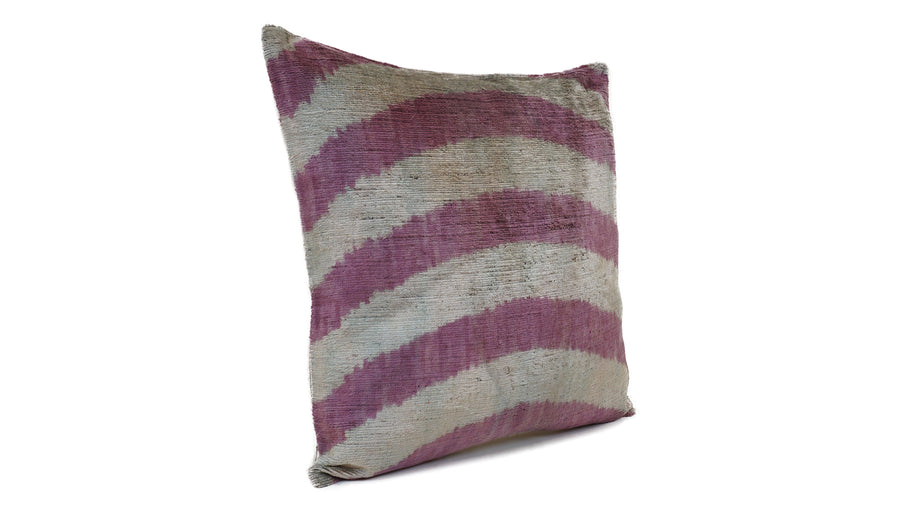 Ikat Velvet Pillow - 16'' x 16''  Pillow Cover