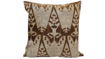 İkat Velvet Pillow Cover, 20'' x 20'' , Decorative Pillow, Handmade Silk Pillow,İkat Square Pillow, Shipping with Fedex 1-3 days