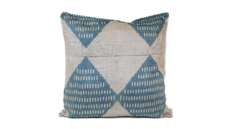 Ikat Velvet Pillow - 16'' x 16''  Pillow Cover