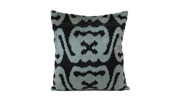 Ikat Velvet Pillow - 16'' x 16''  Pillow Cover