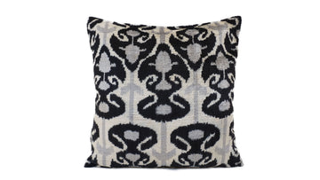 Ikat Velvet Pillow - 16'' x 16''  Pillow Cover