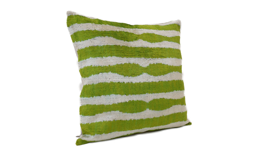 Ikat Velvet Pillow - 16'' x 16''  Pillow Cover