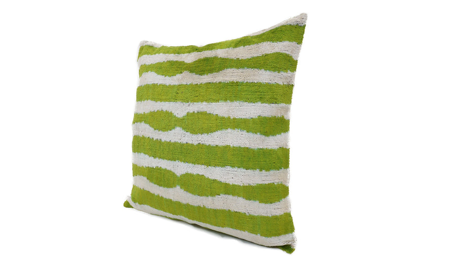 Ikat Velvet Pillow - 16'' x 16''  Pillow Cover