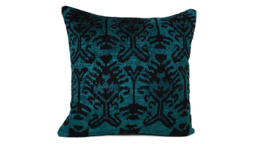 İkat Velvet Pillow Cover, 20'' x 20'' , İkat Velvet Square Pillow,