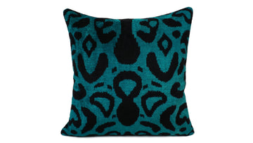 İkat Velvet Pillow Cover, 20'' x 20'' , İkat Velvet Square Pillow,