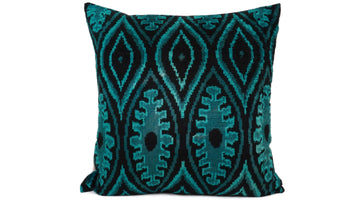 İkat Velvet Pillow Cover, 20'' x 20'' , İkat Velvet Square Pillow,