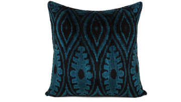 İkat Velvet Pillow Cover, 20'' x 20'' , İkat Velvet Square Pillow,