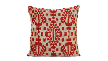 Ikat Velvet Pillow - 16'' x 16''  Pillow Cover