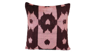 Ikat Velvet Pillow Case -  16'' x 16