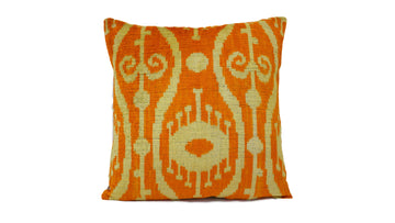 Ikat Velvet Pillow Case -  16'' x 16