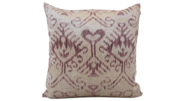 İkat Velvet Pillow Cover, 20'' x 20'' , Decorative Pillow, Handmade Silk Pillow,İkat Square Pillow, Shipping with Fedex 1-3 days